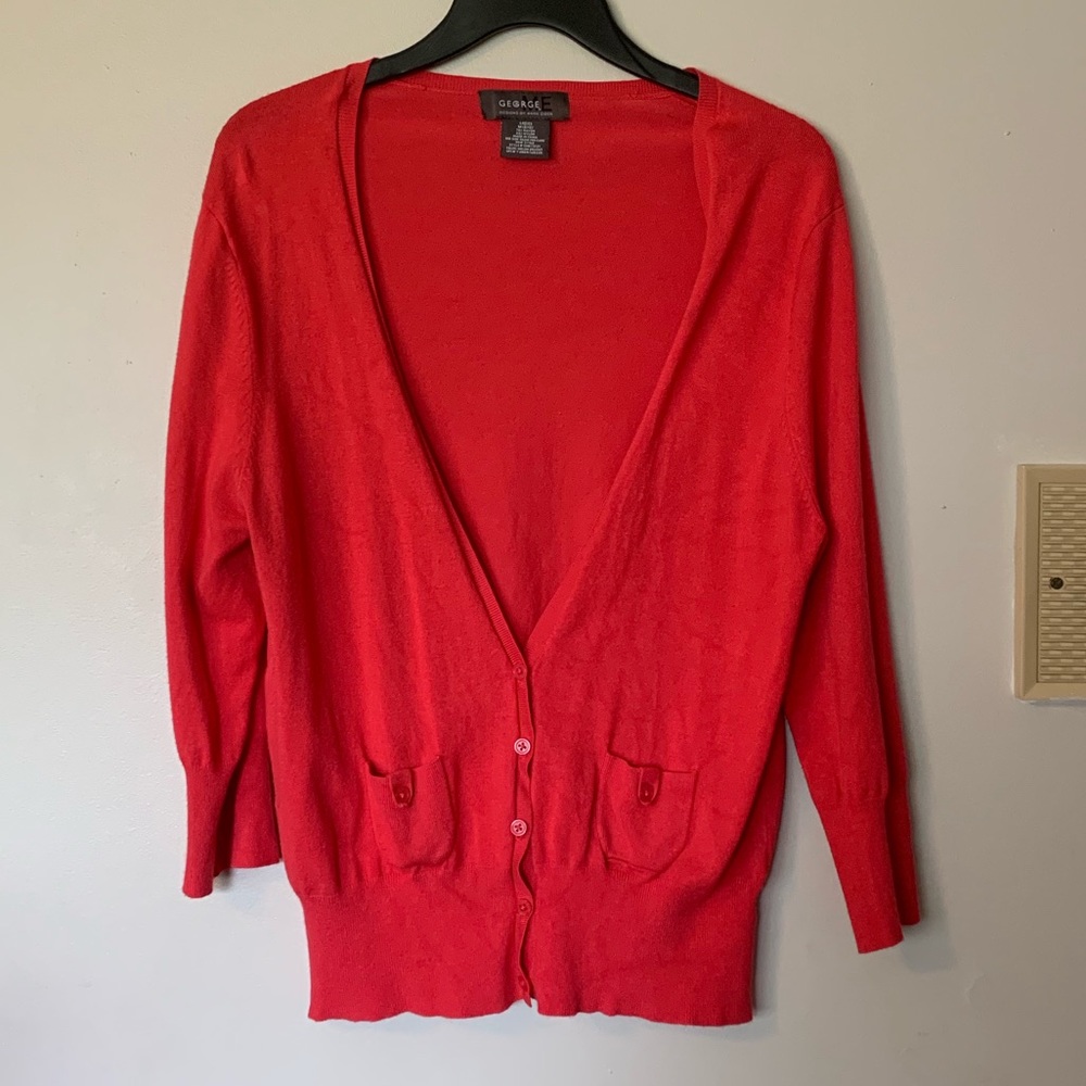 George coral cardigan